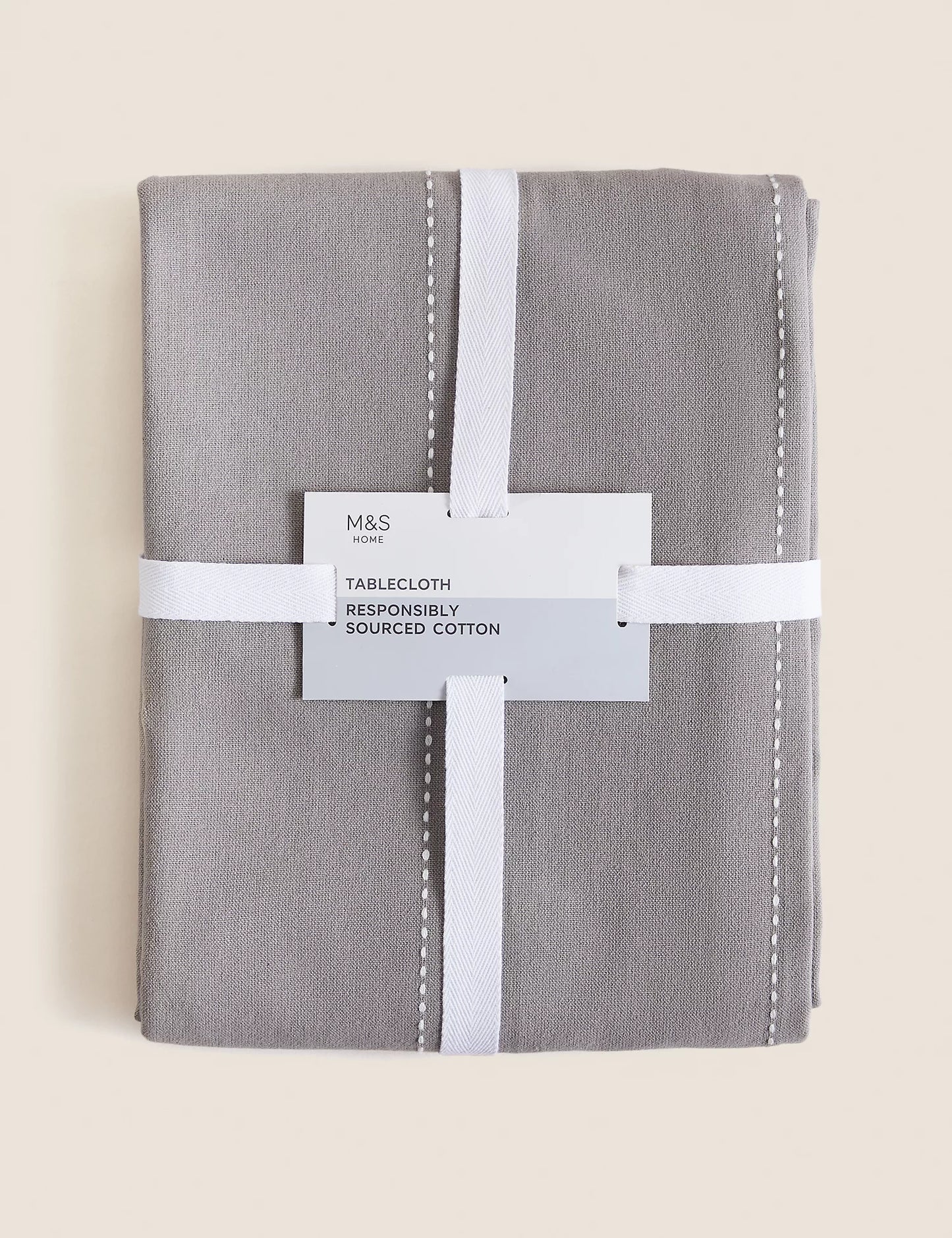 Pure Cotton Striped Tablecloth