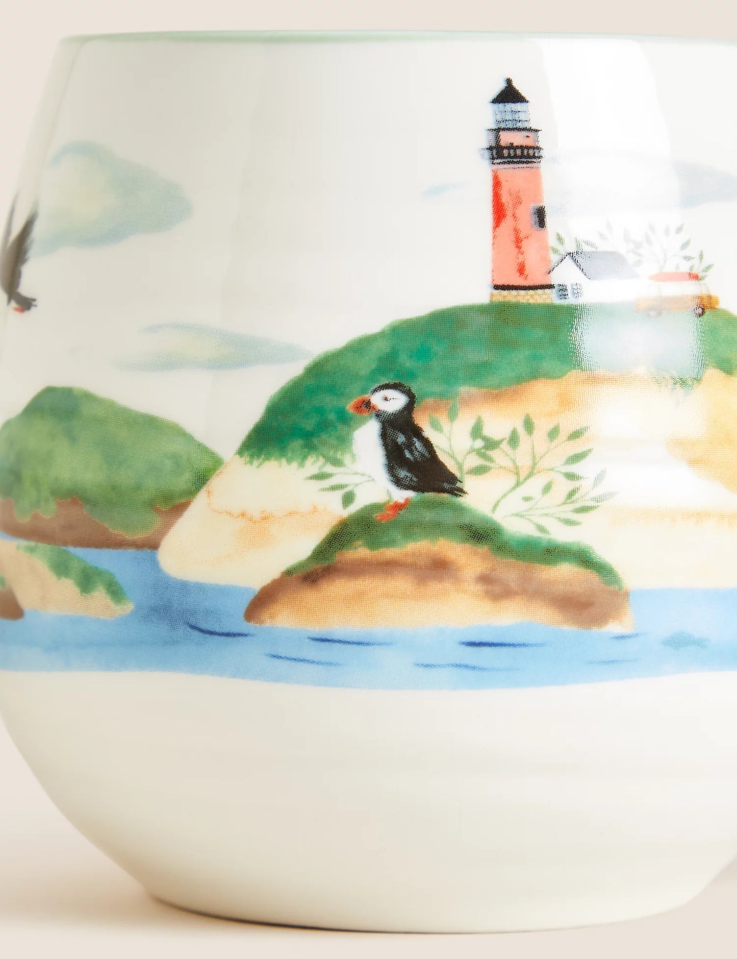 Nautical Puffin Mug