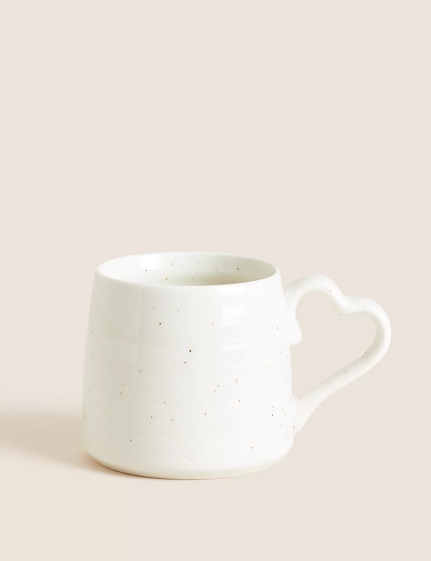 Heart Handle Speckle Mug
