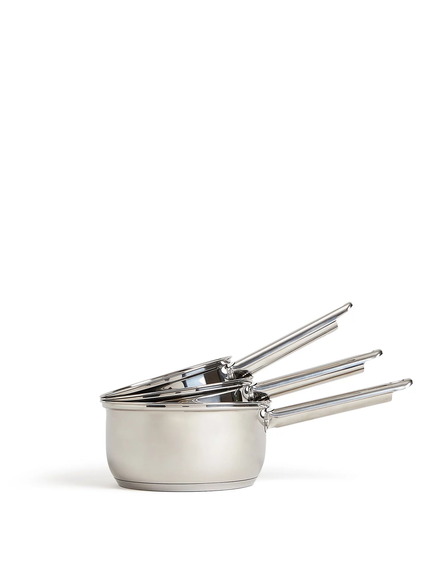 3 Piece Stainless Steel Pan Set