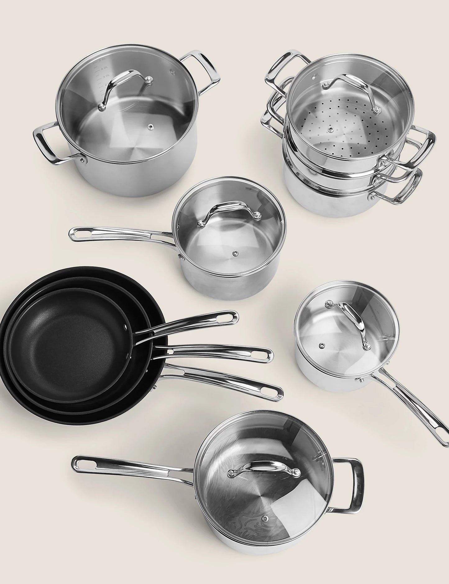 Stainless Steel 20cm Small Non-Stick Frying Pan