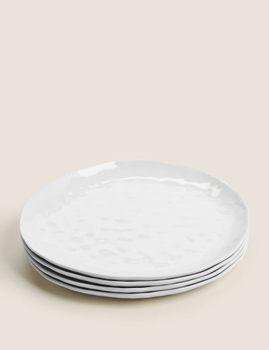 Set of 4 Artisan Dinner Plates