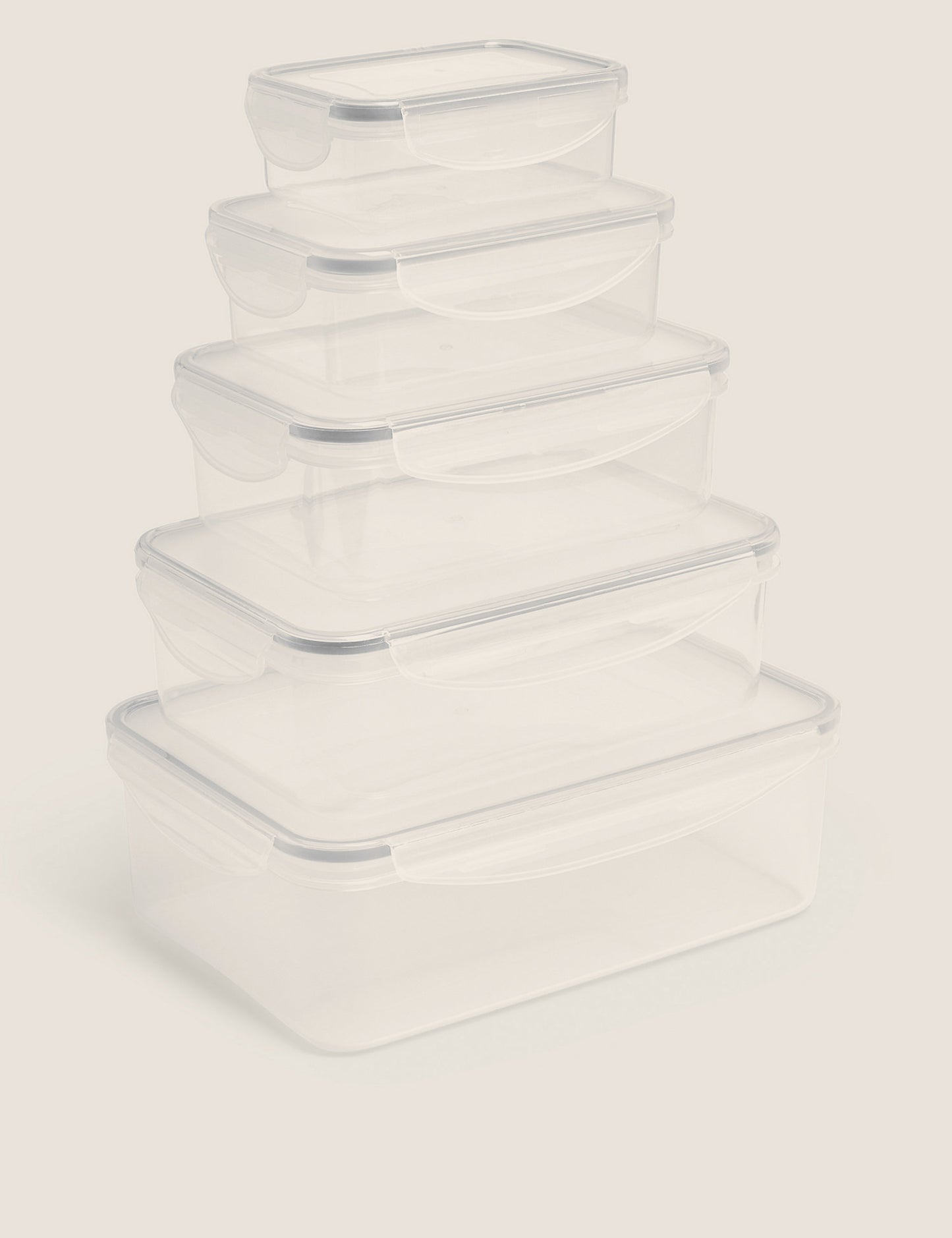 Set of 5 Kitchen Storage Tubs