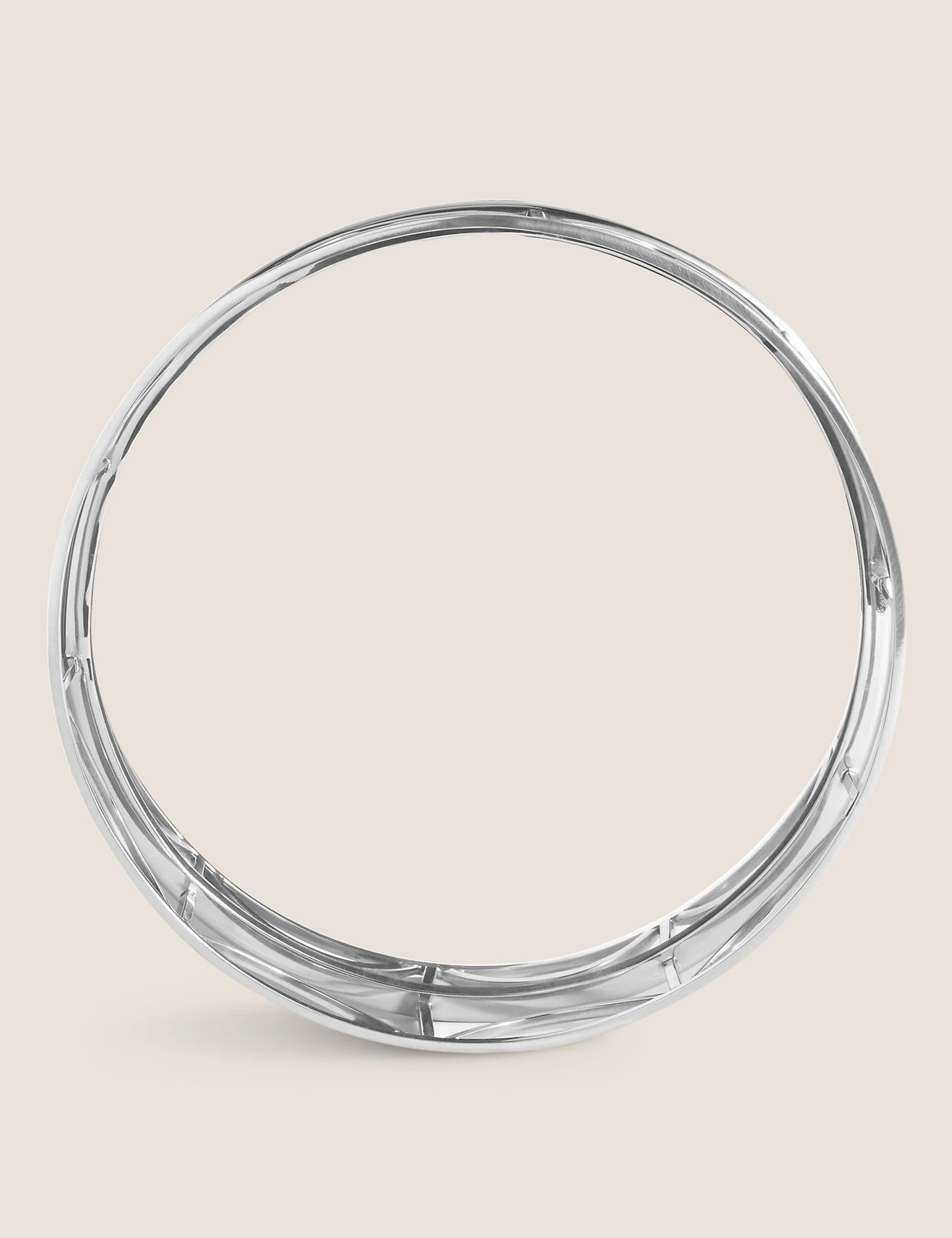 Deco Mirrored Round Tray