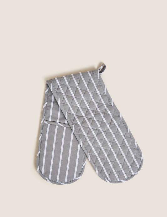 Striped Double Oven Glove