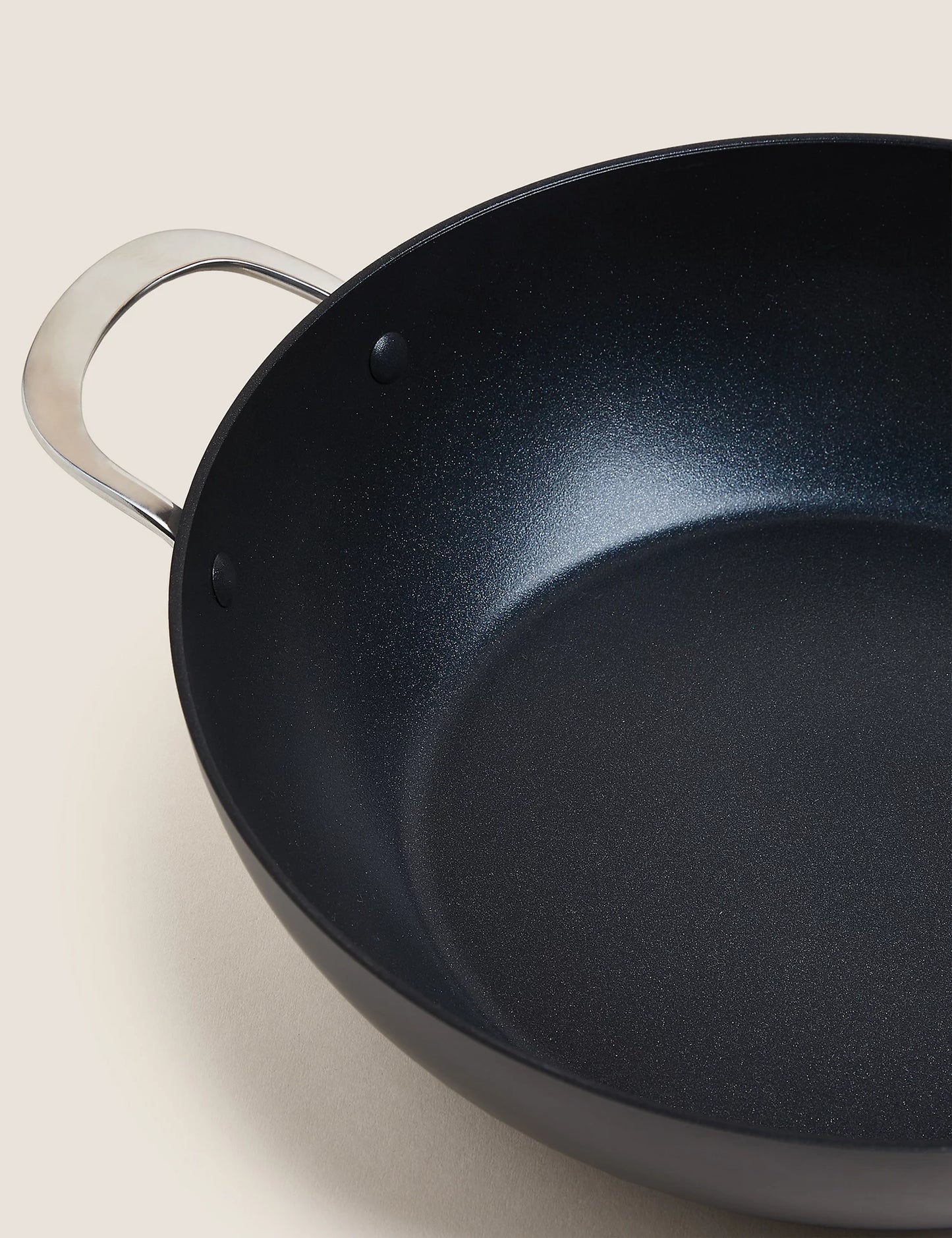 Hard Anodised 30cm Large Wok