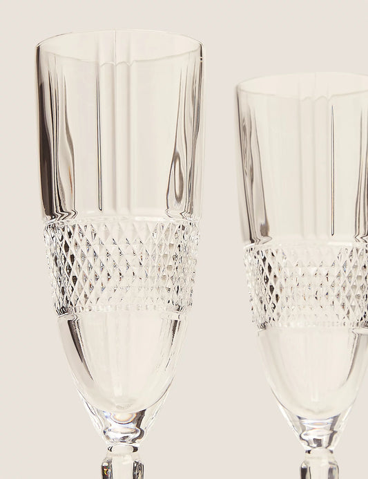 Set of 4 Adeline Champagne Flutes