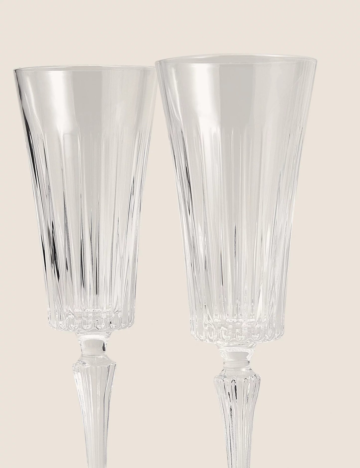 Set of 4 Timeless Champagne Flutes