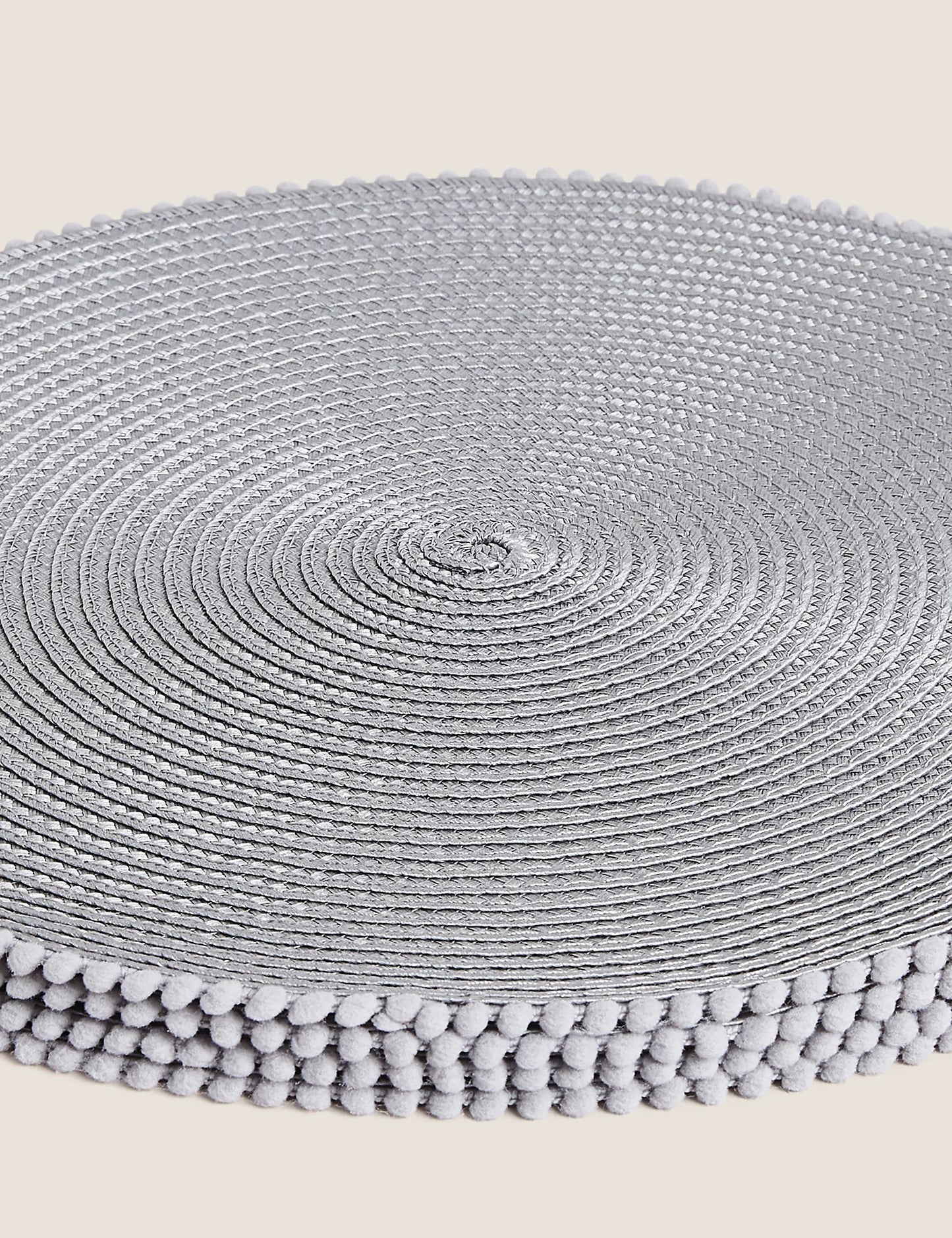 Set of 4 Pom Pom Placemats