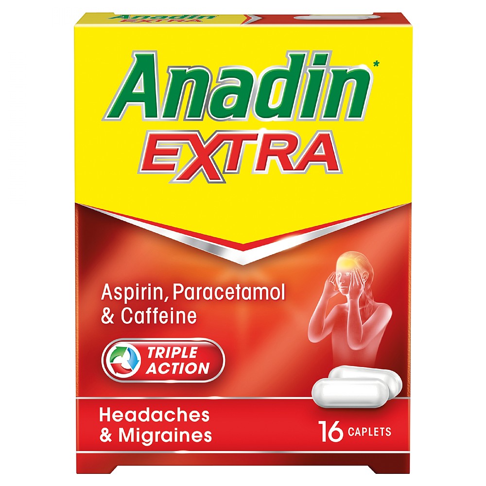 Anadin painkiller tablets Extra 16s Case of 12