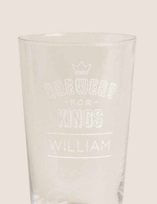 Personalised Beer Glass
