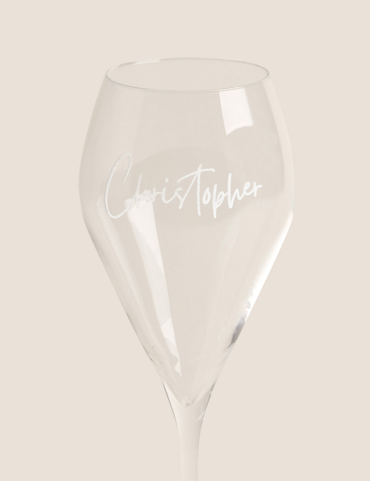 Personalised Name Prosecco Glass