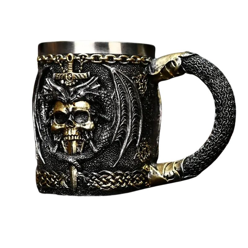 Dragon Warrior & Sword 3D Mug