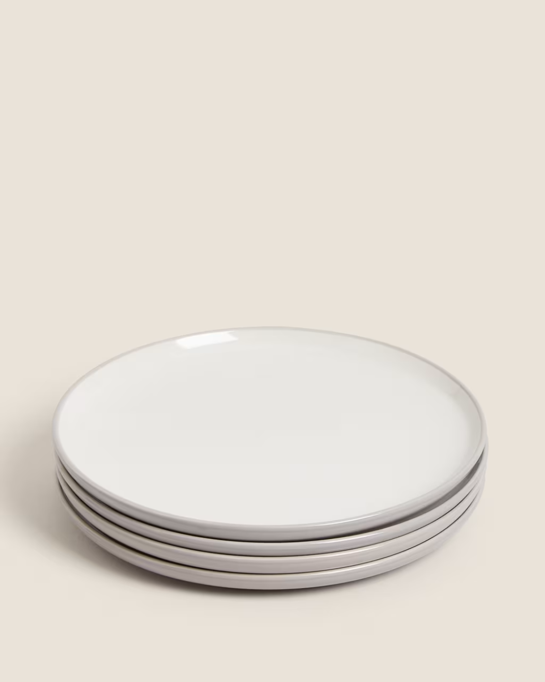 Set of 4 Tribeca Matte Side Plates