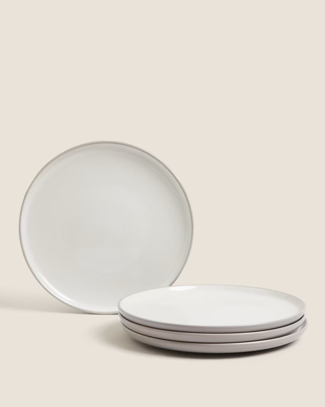 Set of 4 Tribeca Matte Side Plates