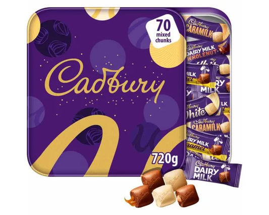 CADBURY DAIRY MILK CHUNK COLLECTION TIN 720G