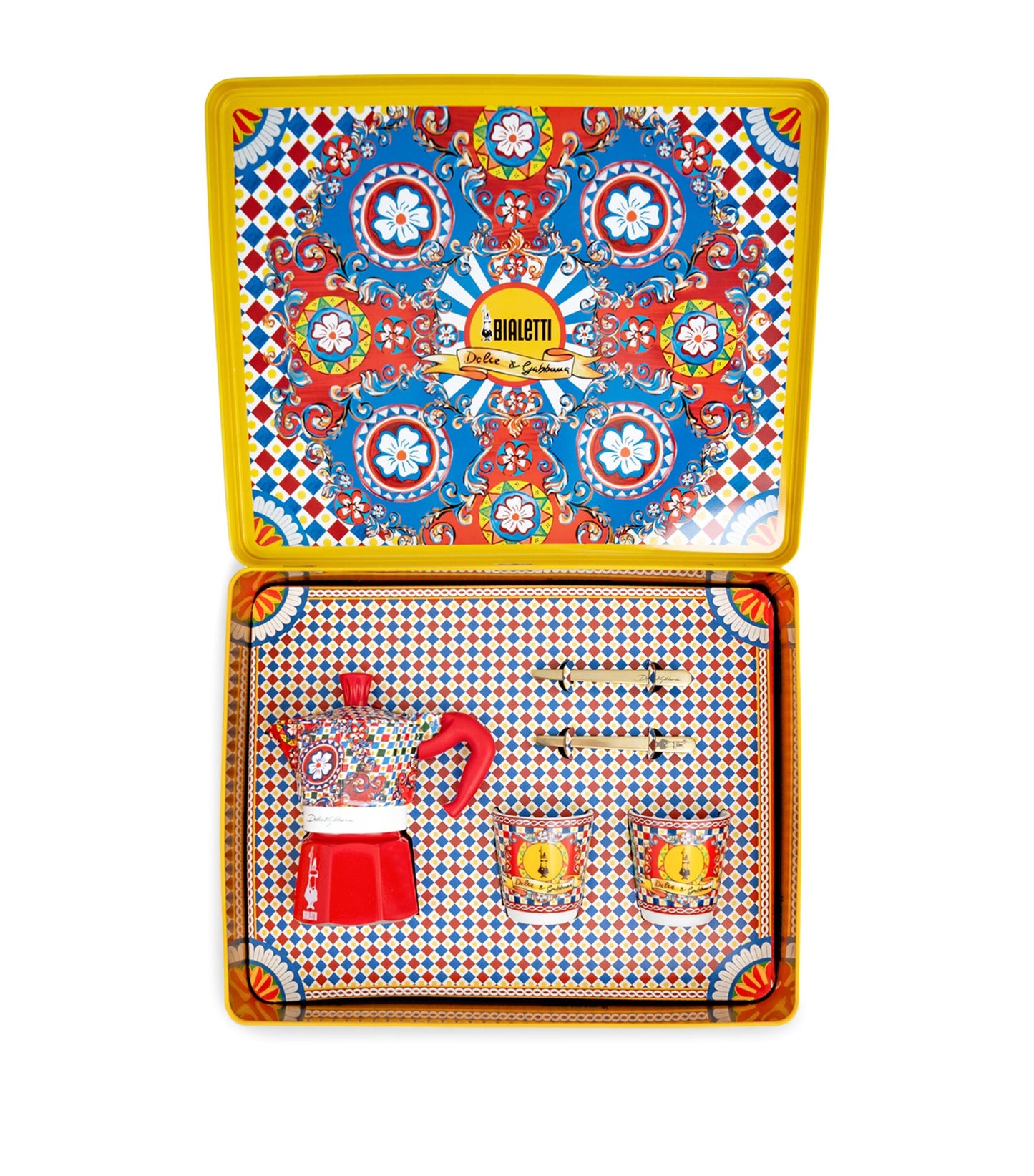 DOLCE & GABBANA CASA  x Bialetti Mika 2-Cup Coffee Maker Set