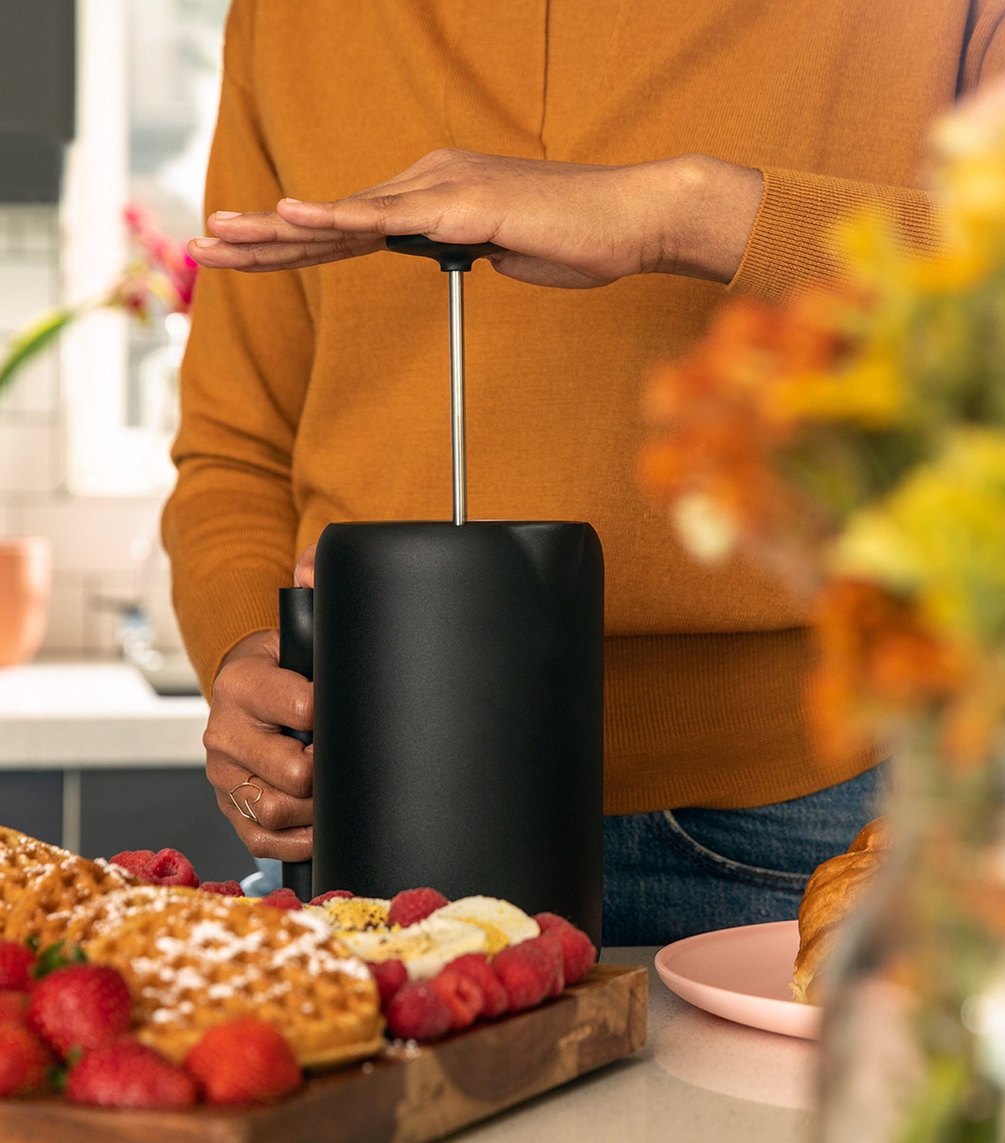 FELLOW  Stainless Steel Clara Cafetiere