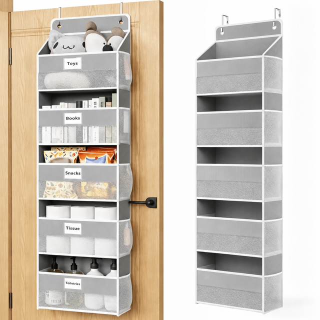 Door Style Multi-layer Storage Bag