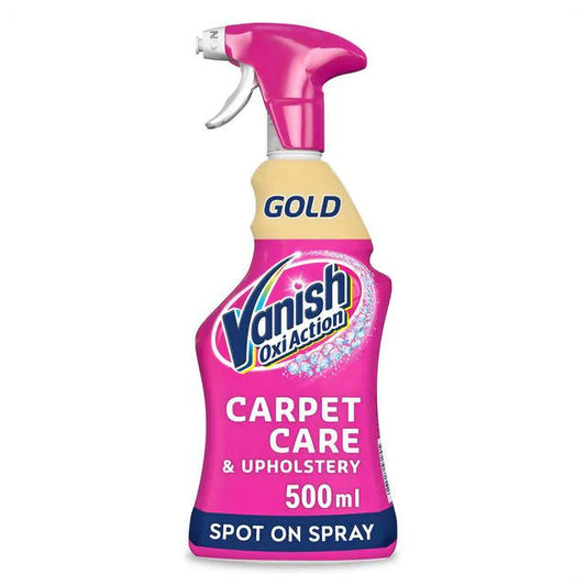 Vanish Gold Oxi Action Carpet Care & Upholstery Spot on Spray 500 ml Pack size: Case of 6