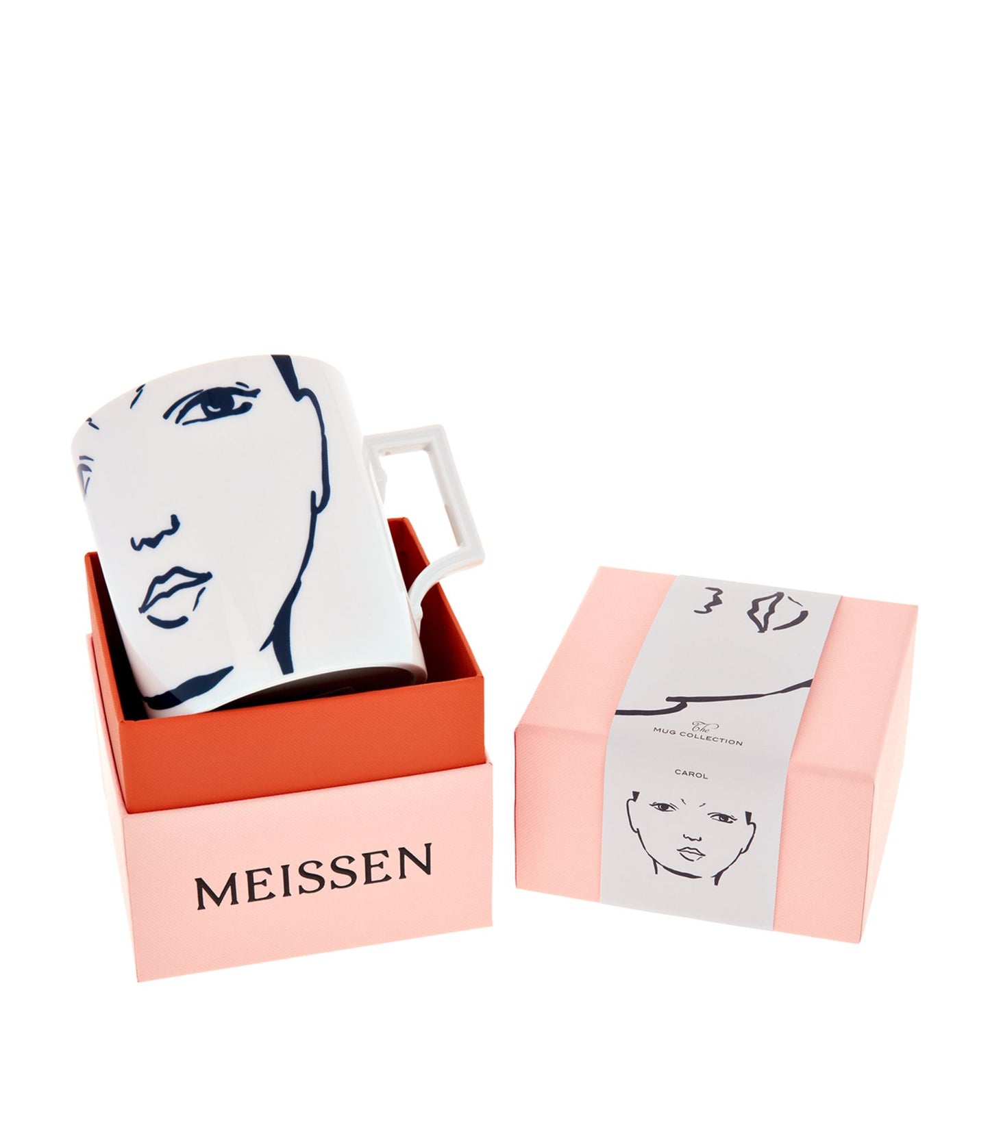 Porcelain Carol Face Mug