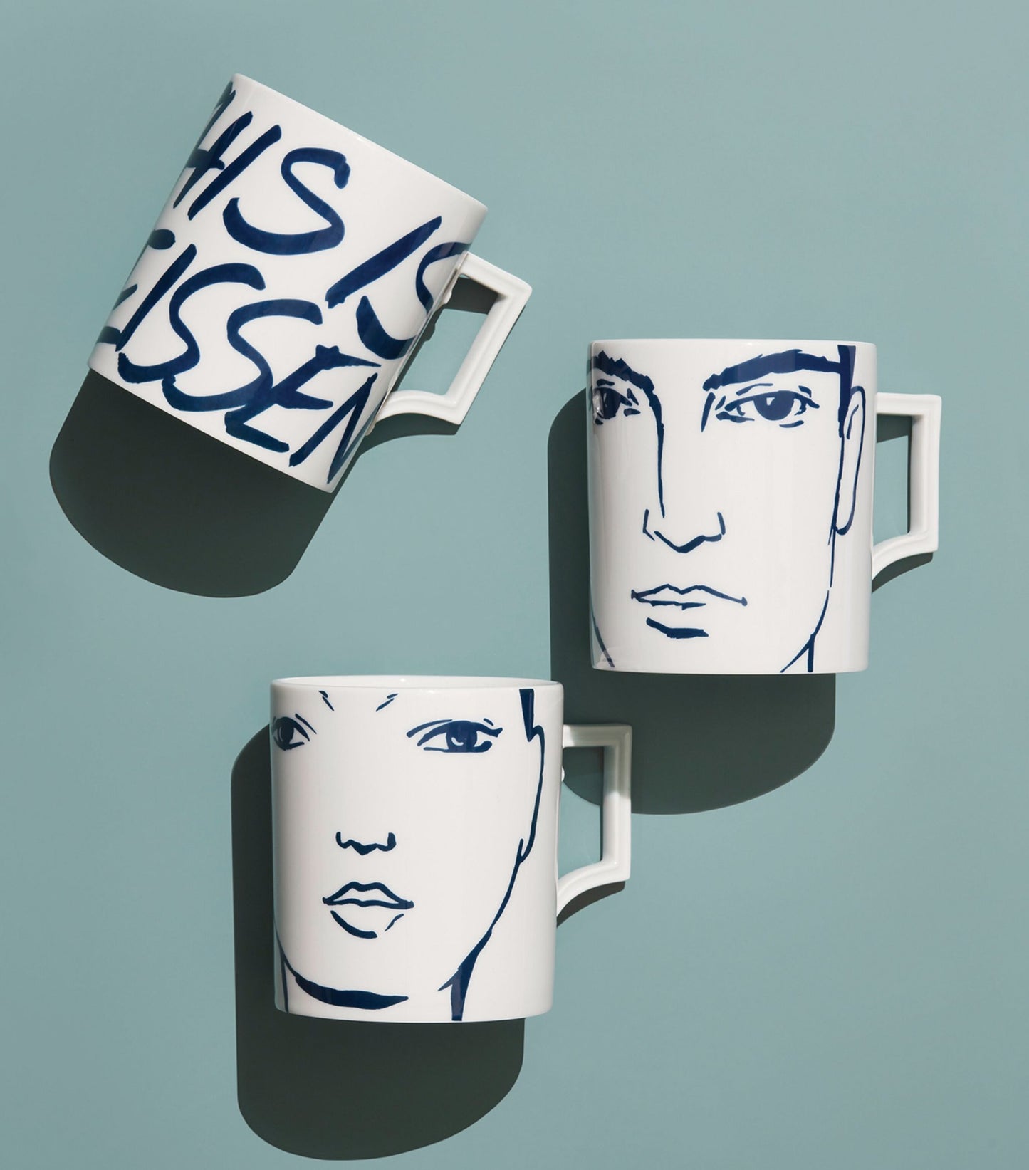 Porcelain Carol Face Mug