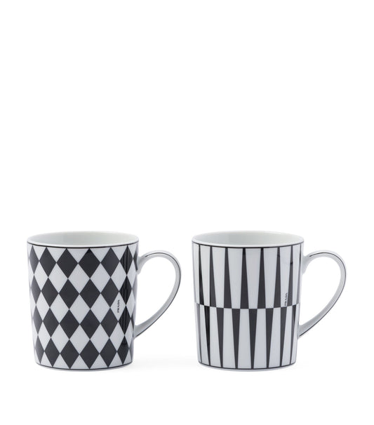 Porcelain Mugs (Set of 2)