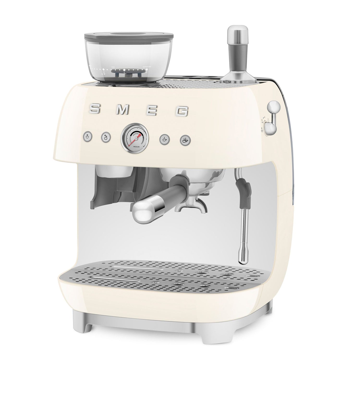 SMEG  EGF03CRUK Espresso Coffee Machine with Grinder
