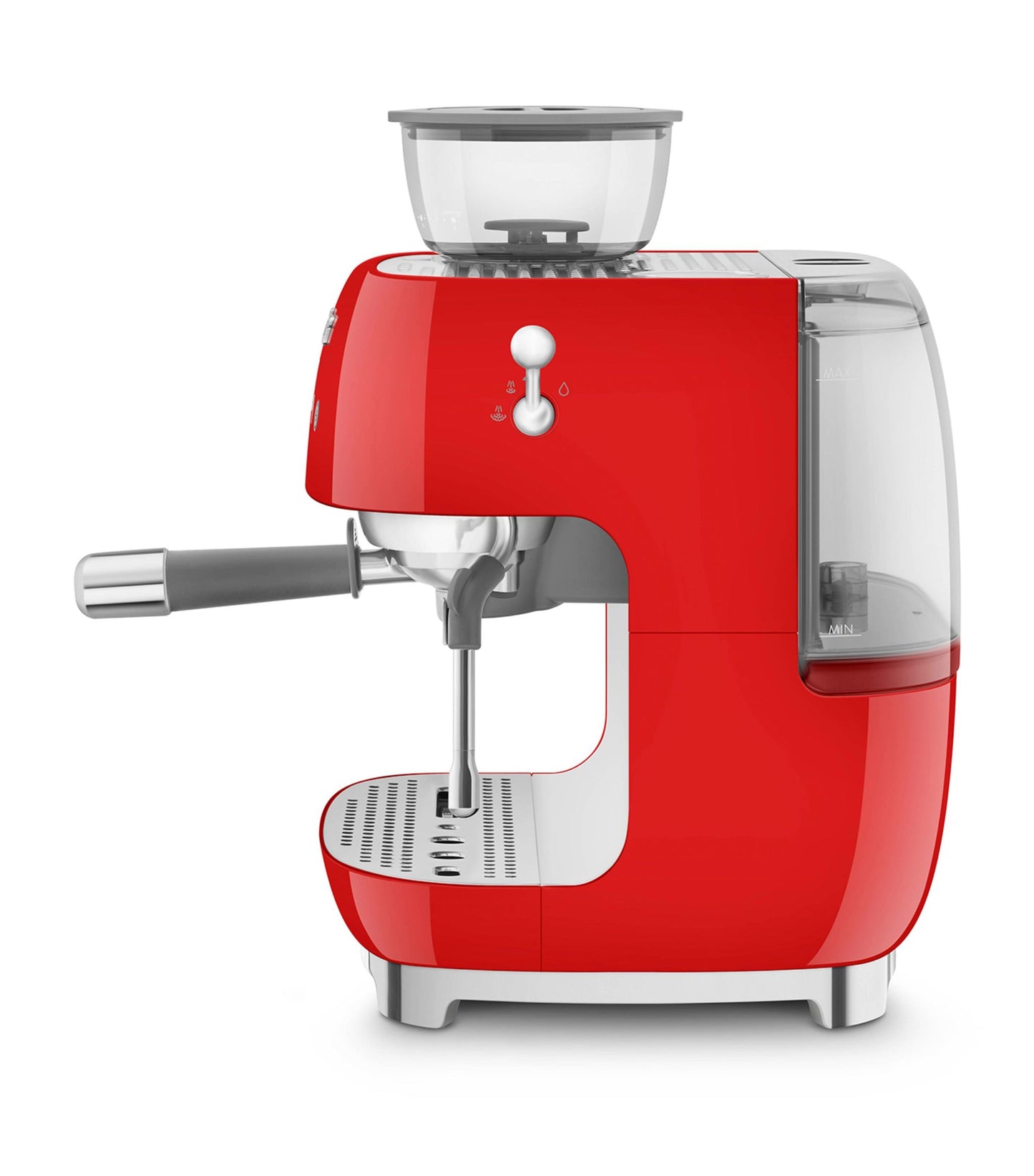 SMEG  EGF03CRUK Espresso Coffee Machine with Grinder