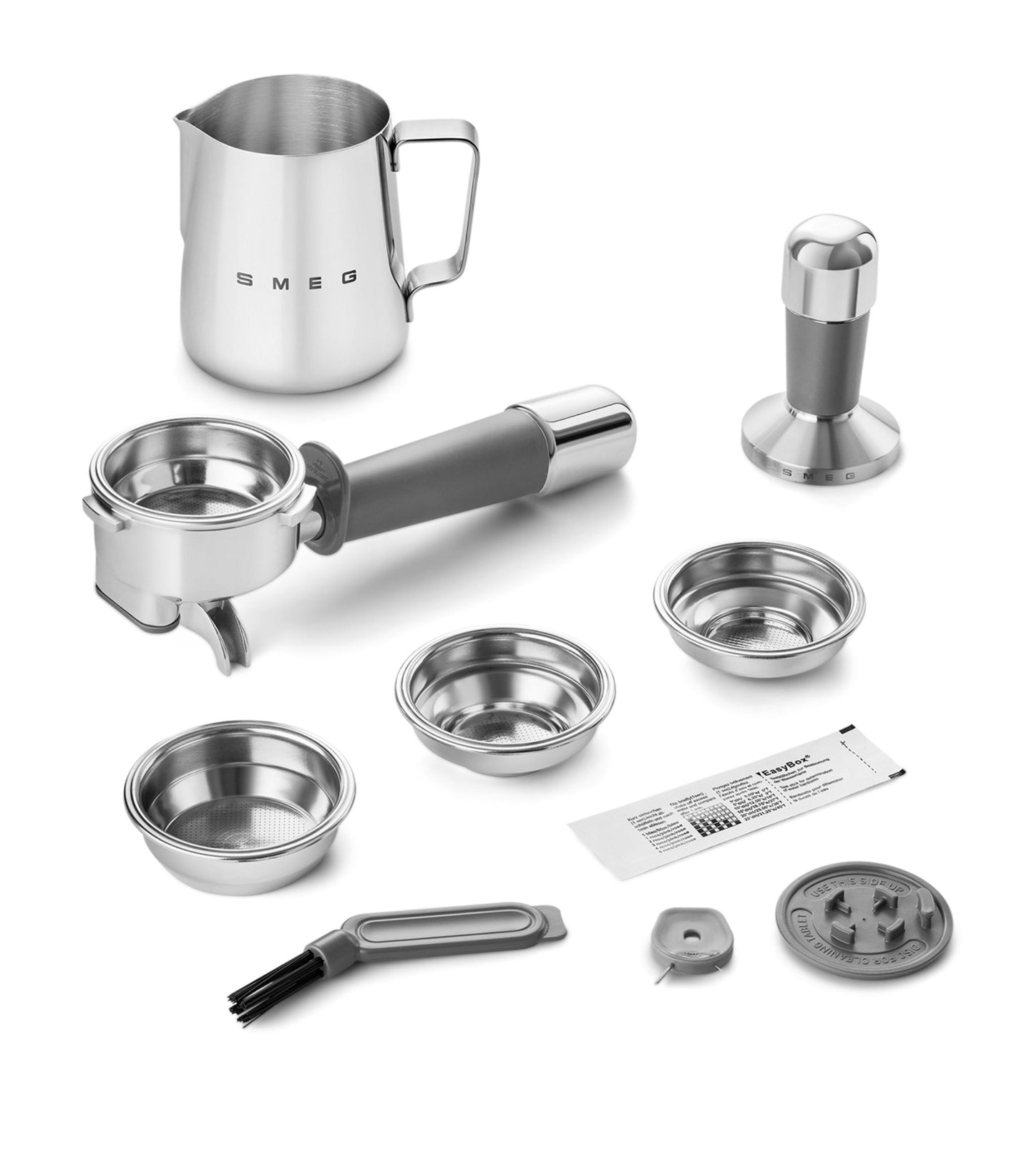 SMEG  EGF03CRUK Espresso Coffee Machine with Grinder