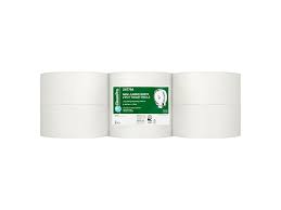CleanPro Mini Jumbo White 2 Ply 6 Toilet Rolls