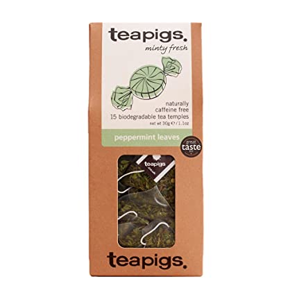 Teapigs Peppermint Leaves 50 Biodegradable Tea Temples 100g