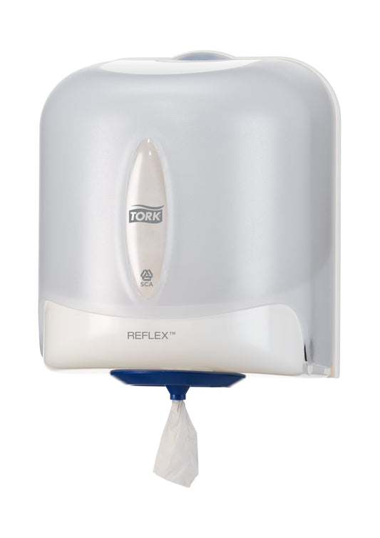Tork Reflex Single Sheet Centrefeed Dispenser White  Pack size: Case of 1