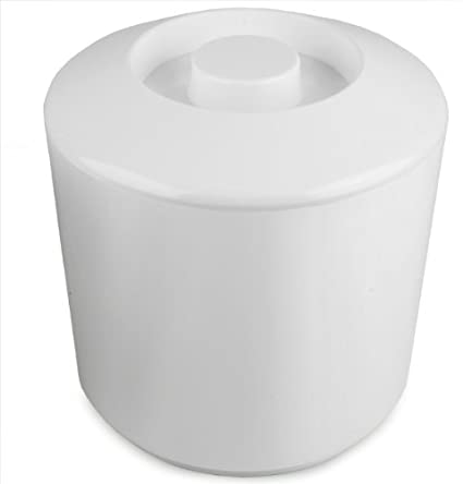 6 Pint Ice Bucket, Round, White Pack size: Case of 1
