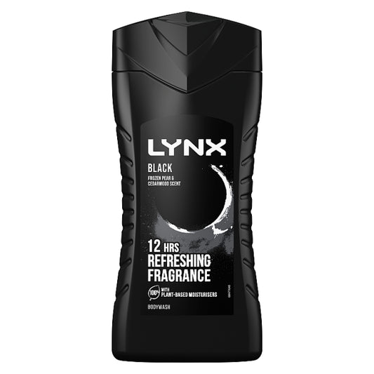 Lynx Black Frozen Pear & Cedarwood Scent Bodywash 225ml Pack size: Case of 6