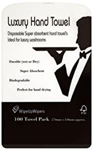 Wipe Up Wipers Luxury Hand Towel 100 Towel Pack Pack size: Case of 6