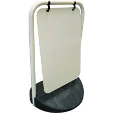 Eco Swinger Pavement sign 400 x 600mm black/whitePack size: Case of 1