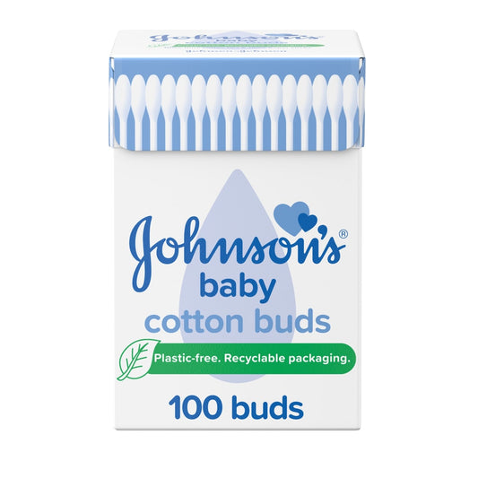 JOHNSON'S® Baby Cotton Buds 100 Buds Pack size: Case of 12