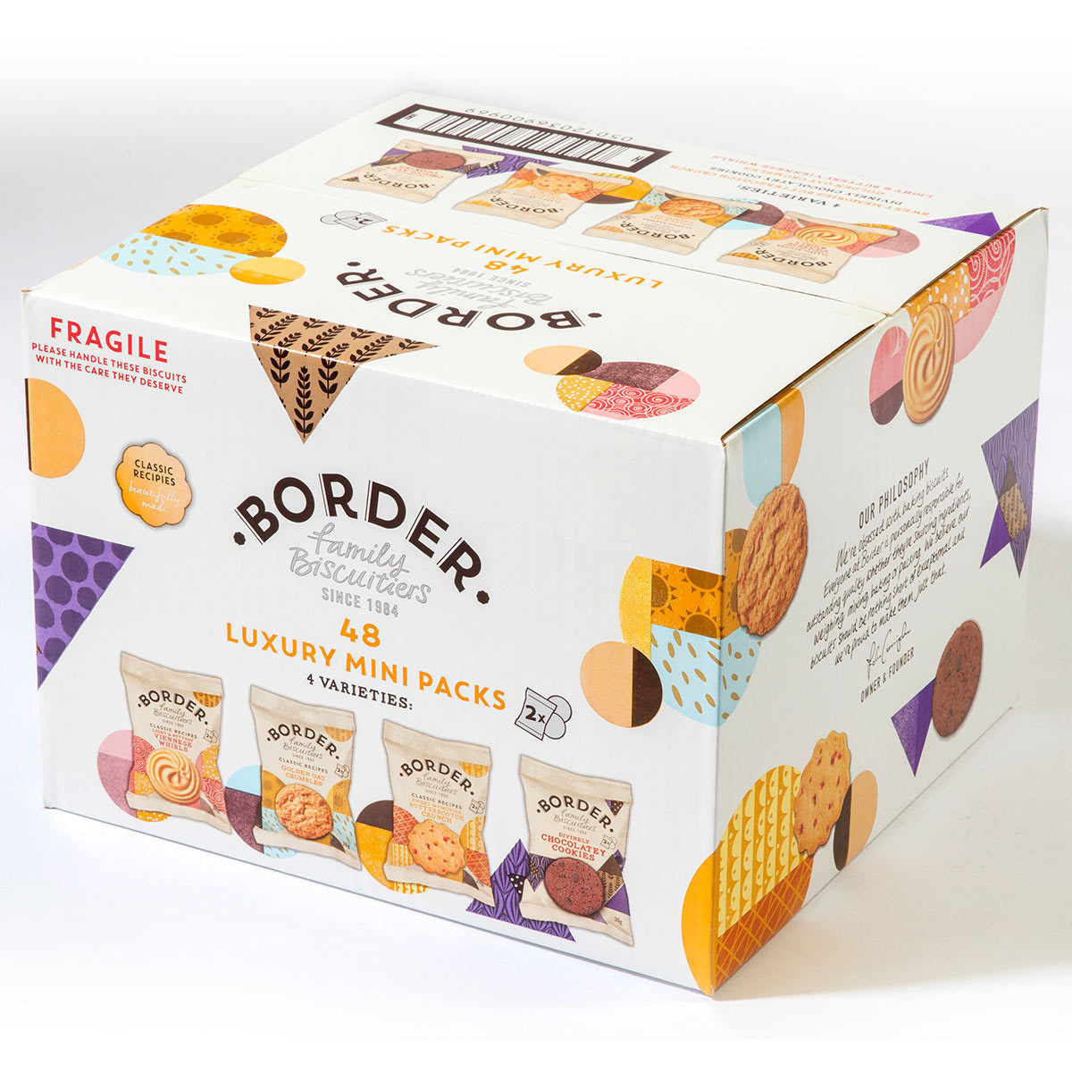 Borders Mini Packs Pack size: Case of 100