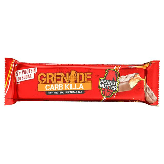 Grenade Carb Killa High Protein Bar Peanut Nutter 60g Pack size: Case of 12