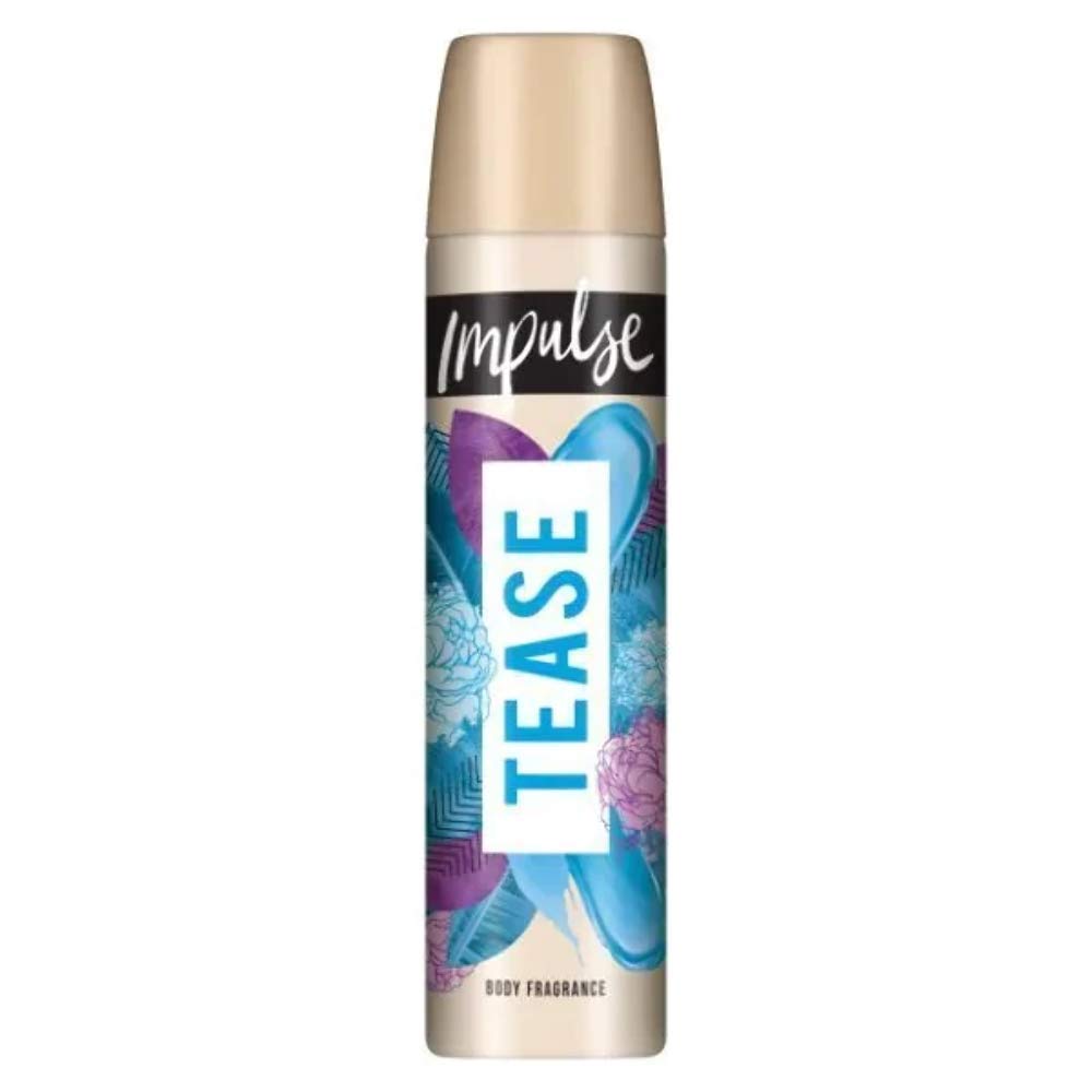 Impulse Tease Body Spray Deodorant 75 ml Pack size: Case of 6