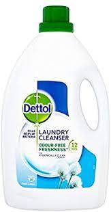 Dettol Laundry Cleanser, Fresh Cotton, 3L