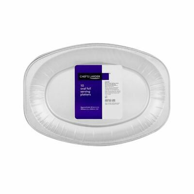 Chef's Larder 10 Oval foil Serving Platters 350mm