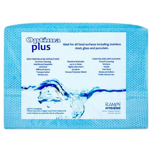 Optima Plus 25 Blue Multi Purpose Cloths