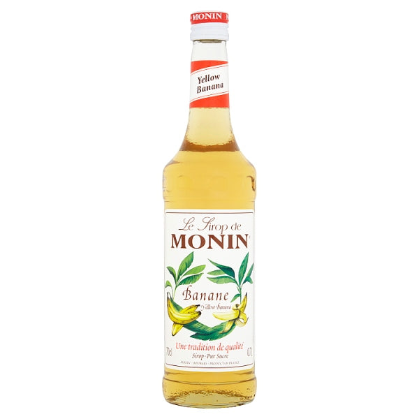 Monin Yellow Banana Syrup 70cl