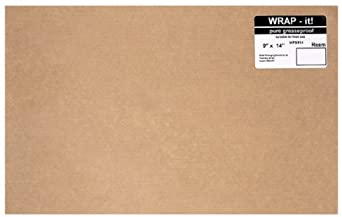 Wrap It! Pure Greaseproof 9" x 14" Ream case of 8