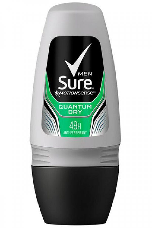 Sure Quantum Dry Antiperspirant Deodorant Roll On 50 ml Pack size: Case of 6