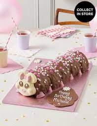 Personalised Connie the Giant Caterpillar Cake (Serves 40)