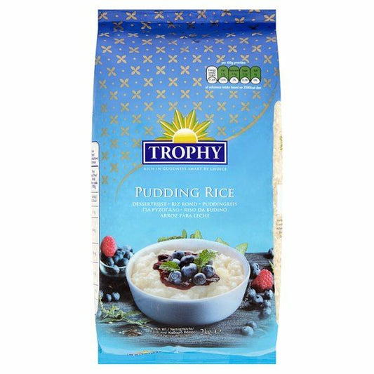 Trophy Pudding Rice 2kg Pack size: Case of 10