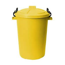 85L Clip Bin with Lid Yellow Pack size: Case of 1